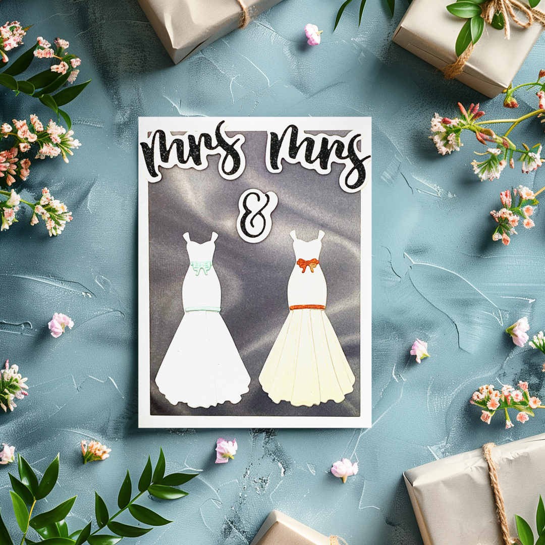 Mrs. & Mrs. Wedding Card