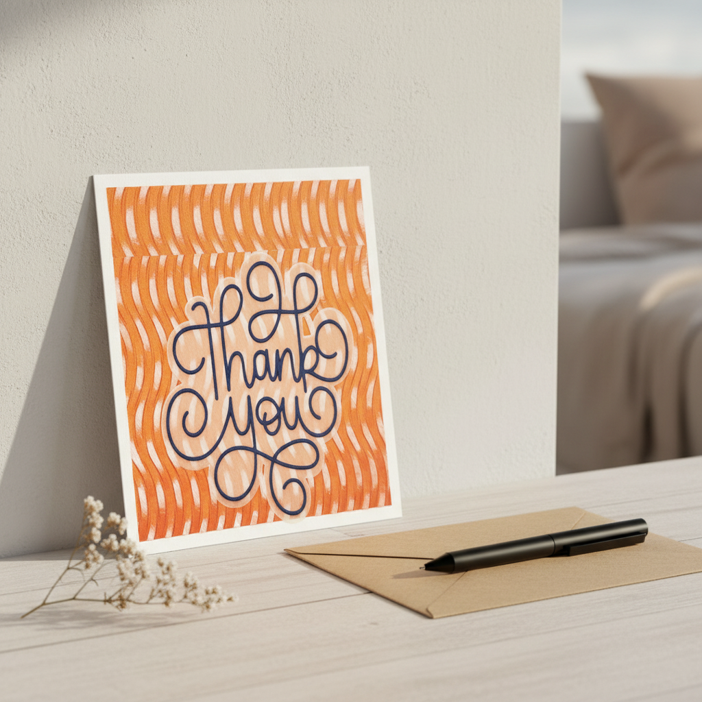 Scripted Thank You Lifestyle Mockup