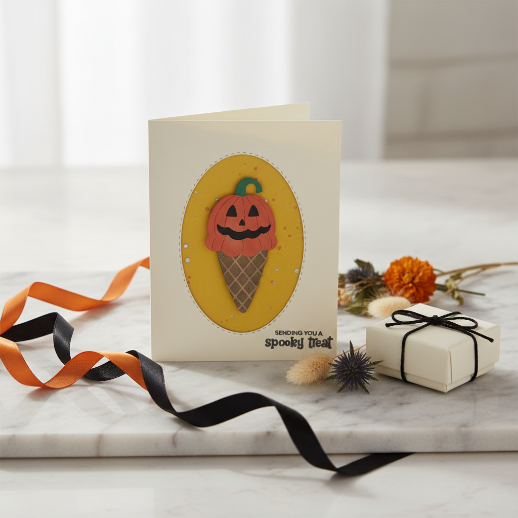Spooky Treat Card - Luxury Stationery