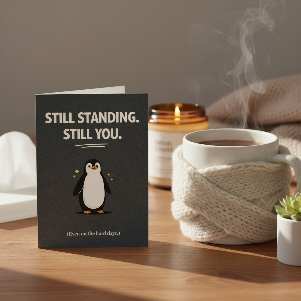 Still Standing Card Lifestyle Mockup