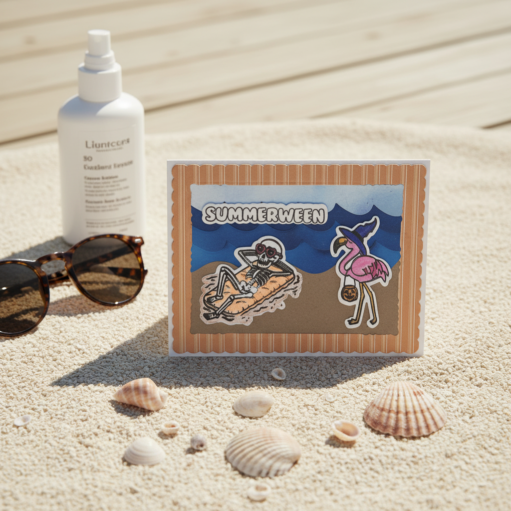 Summerween - Beach Flat Lay