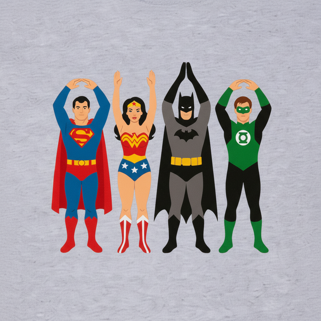 Superhero Ohio Design Close-Up